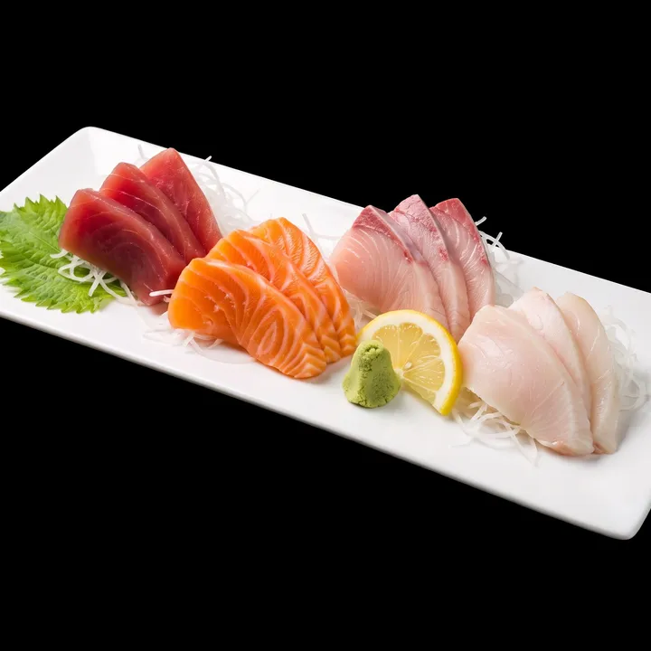 Assorted sashimi platter at Hokaido Sushi
