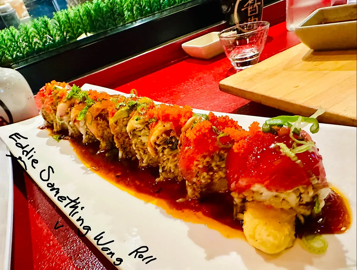 Sushi platter at Hokaido Sushi
